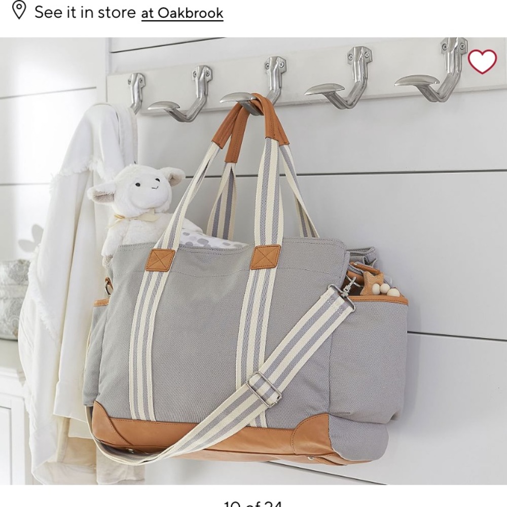 Pottery Barn Classic Diaper Bag